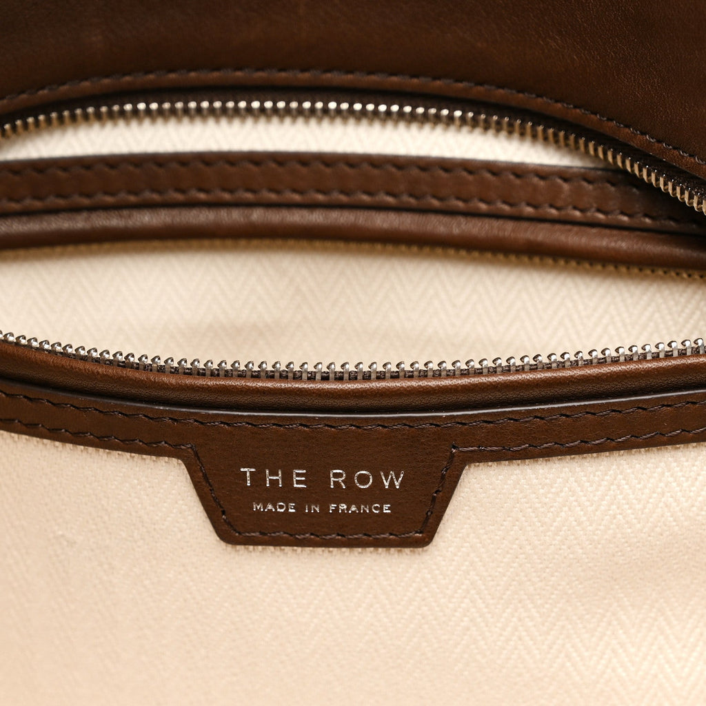 Polished Saddle Calfskin Marlo 14 Deep Brown