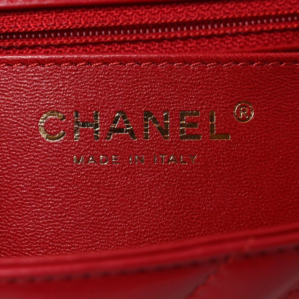 Aged Calfskin Chevron Quilted 2.55 Reissue Mini Flap Dark Red