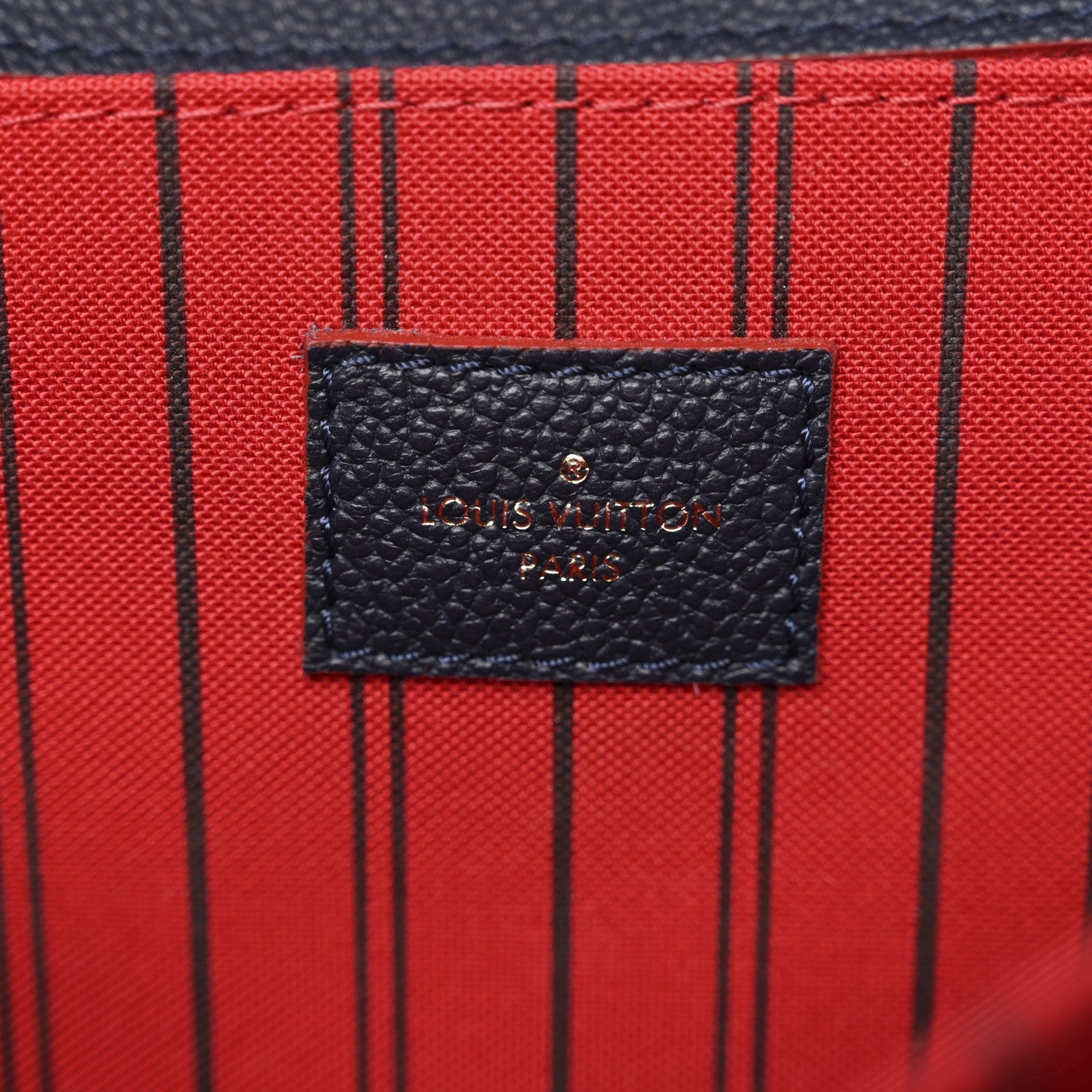 Empreinte Pochette Metis Marine Rouge