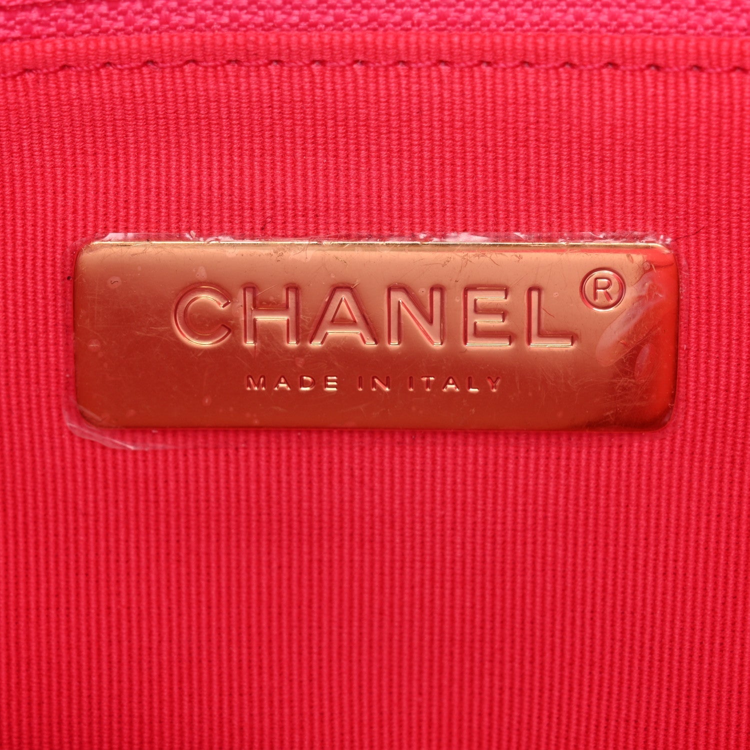 Lambskin Quilted Chanel 19 Hobo Pink