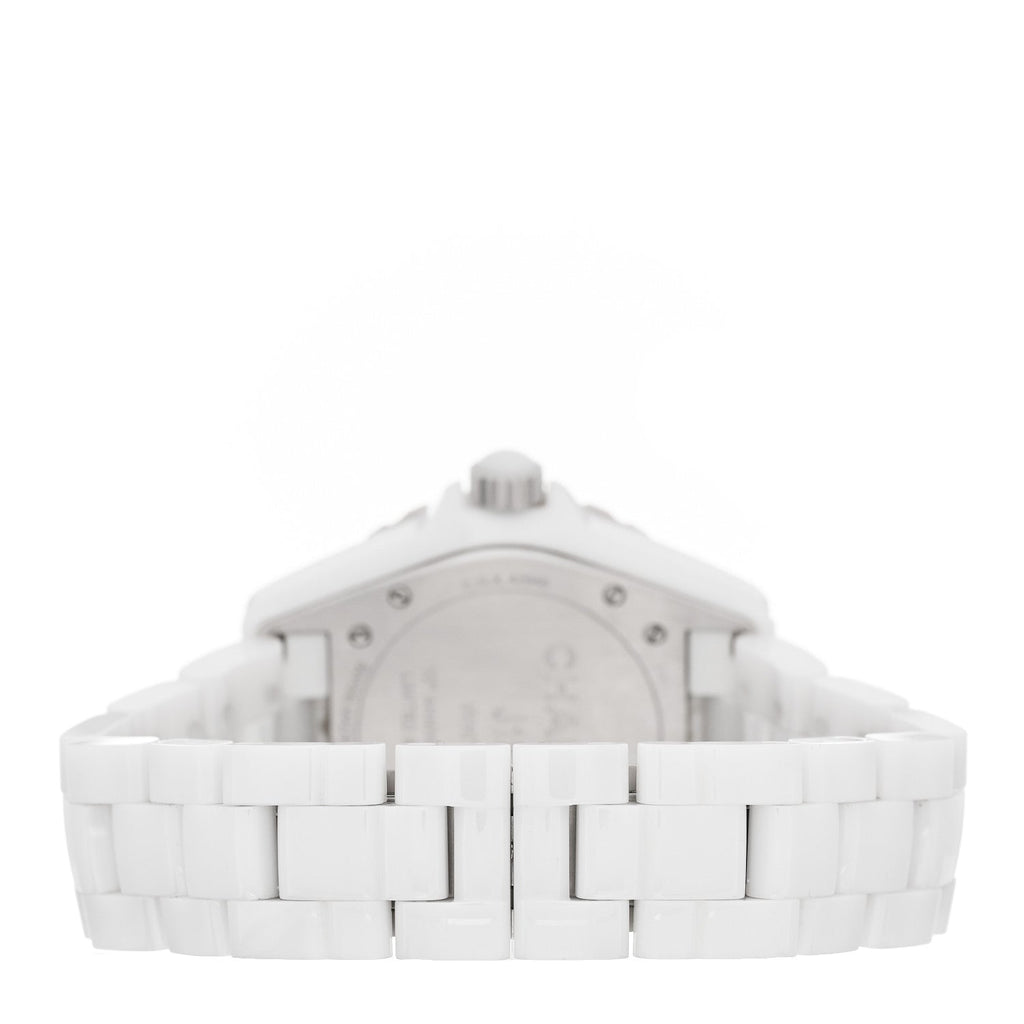 Stainless Steel Ceramic 38mm J12 Phantom Automatic Watch White
