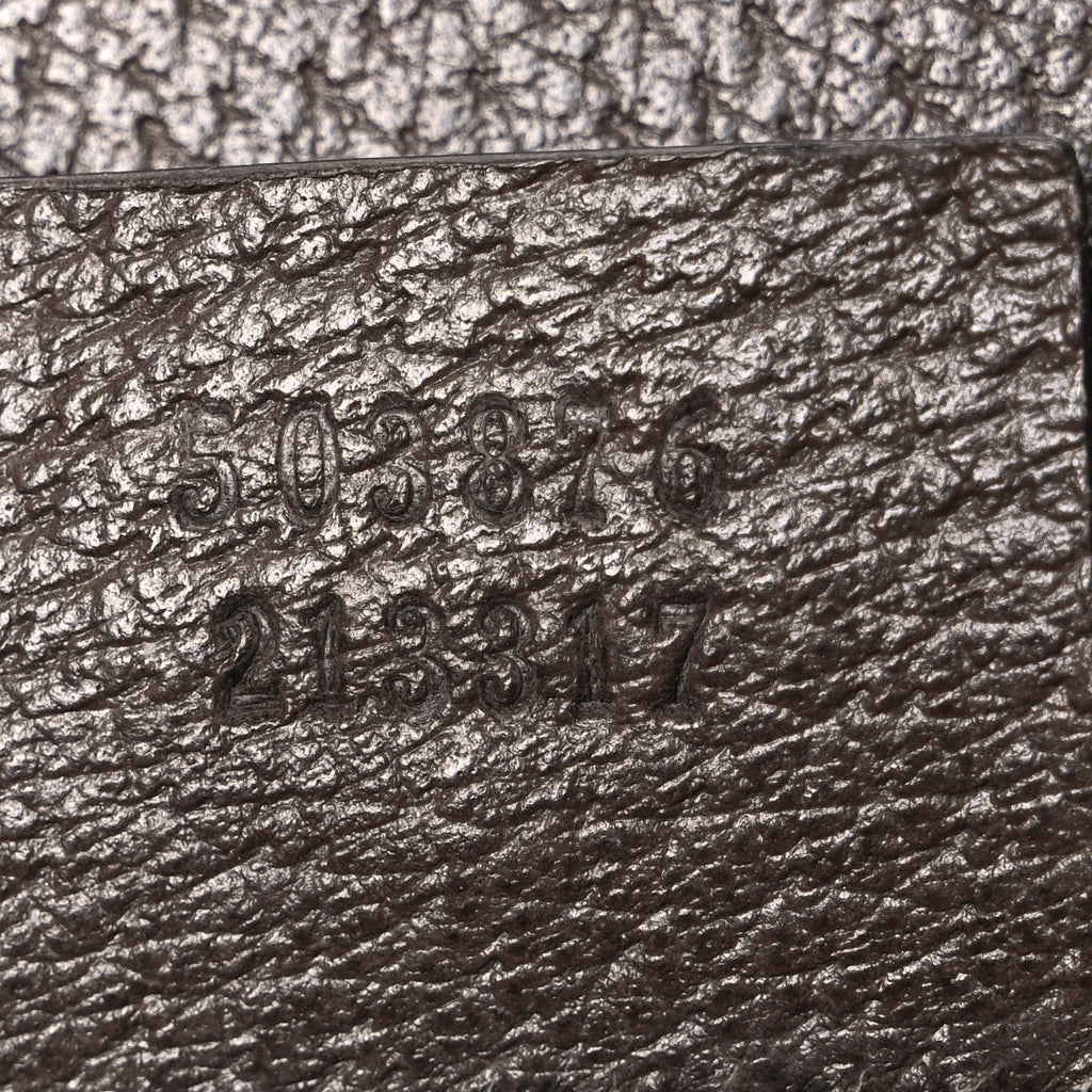 GG Supreme Monogram Web Medium Ophidia Chain Shoulder Bag Brown