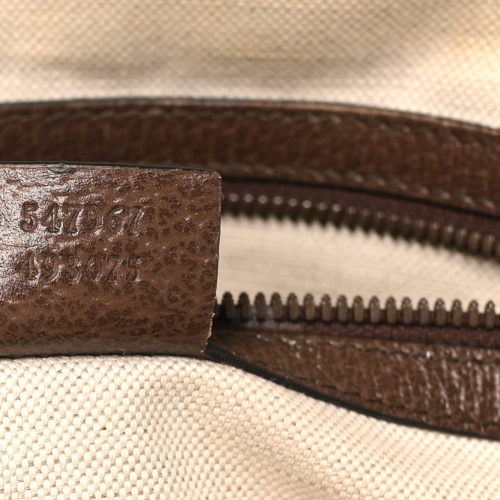 GG Supreme Monogram Medium Ophidia Day Backpack Brown