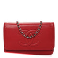 Caviar Timeless CC Wallet on Chain WOC Red