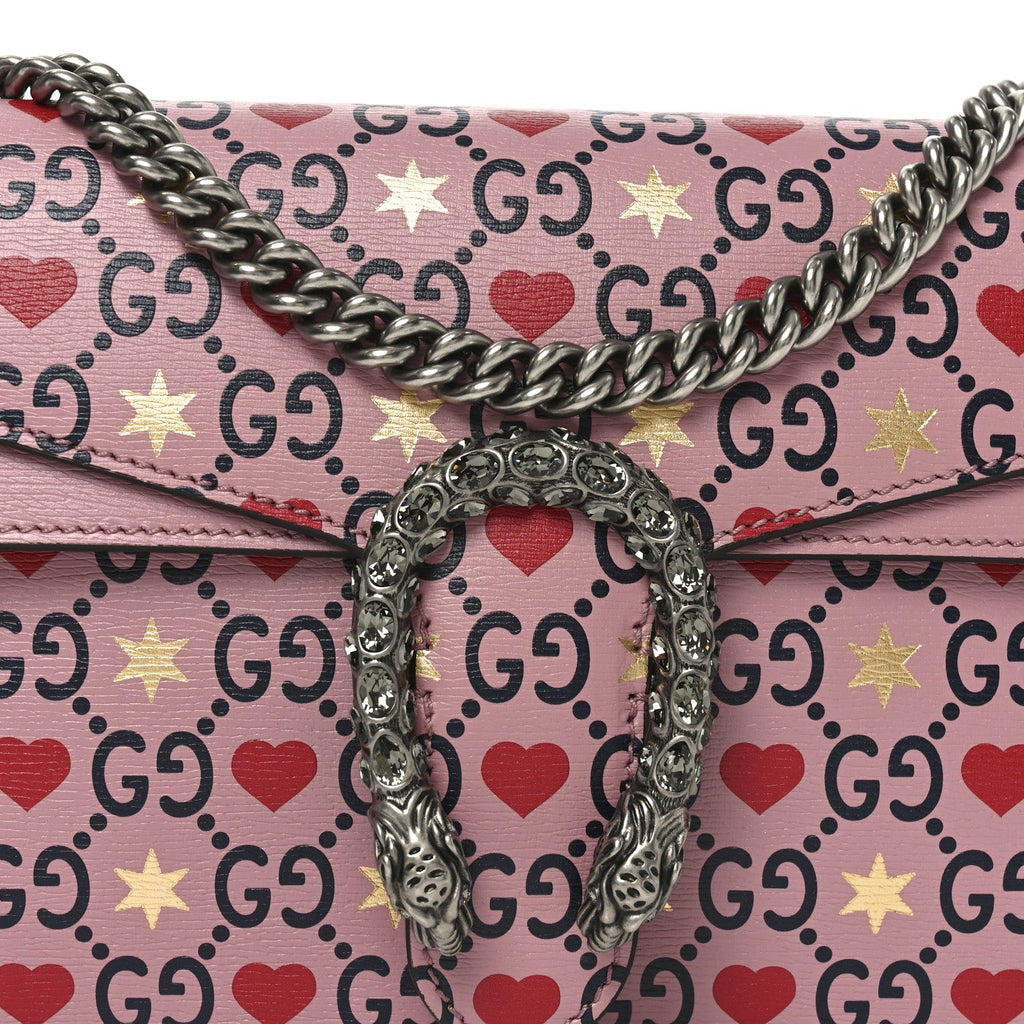 Calfskin Valentine's Day Exclusive Small Dionysus Bag Pink