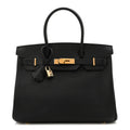 Epsom Birkin 30 Black