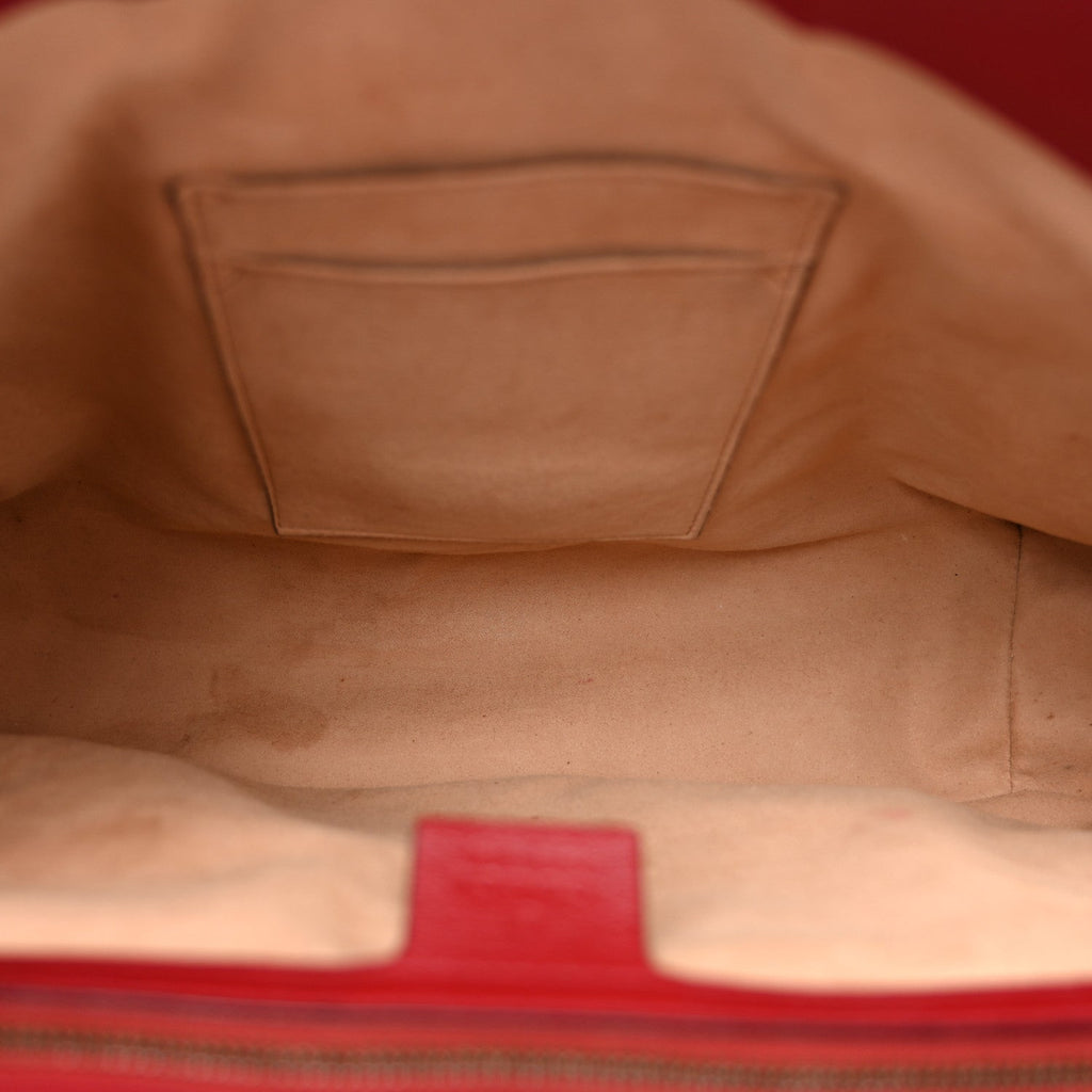 Vintage Effect Calfskin Matelasse Diagonal Large Torchon GG Marmont Shoulder Bag Black Romantic Cherry