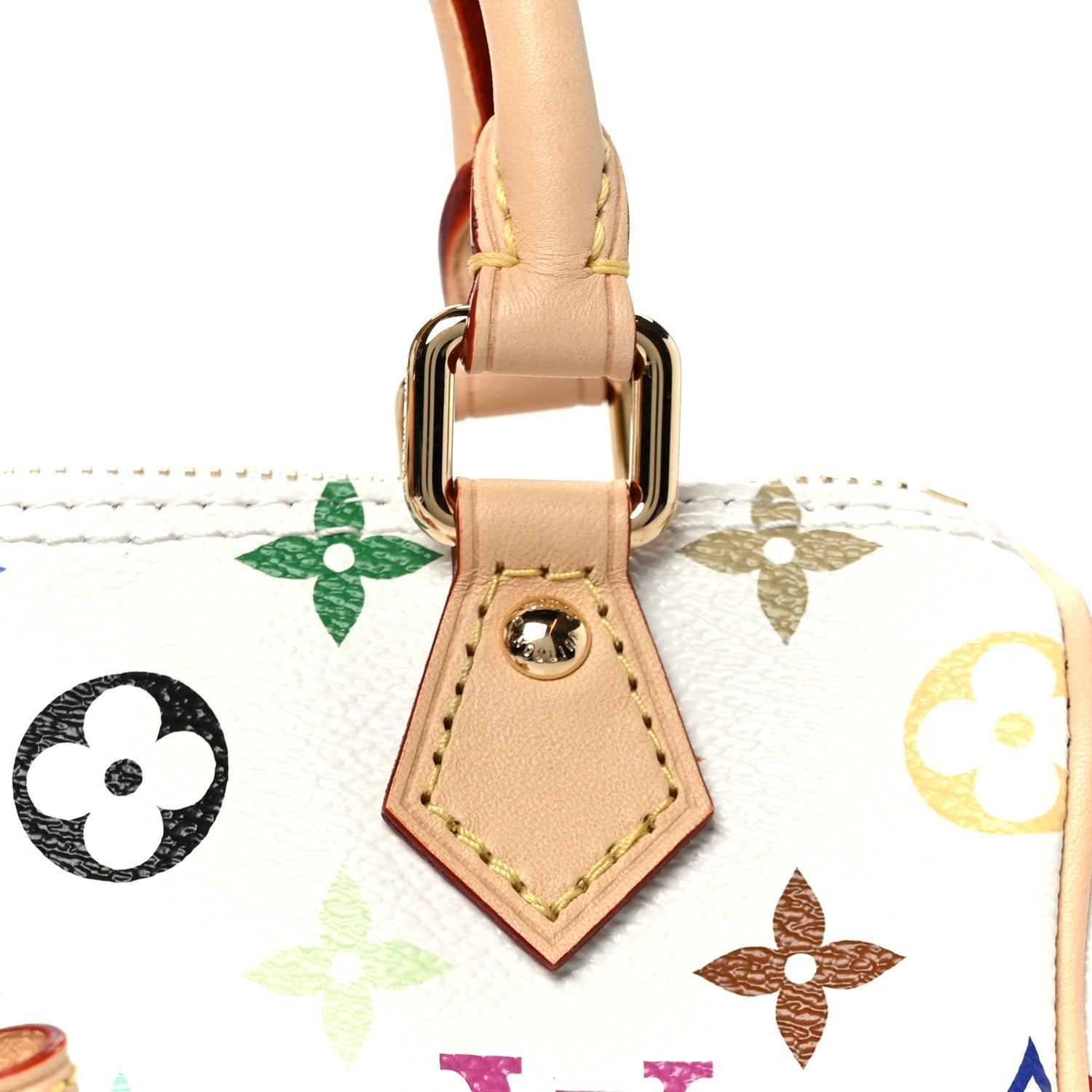 LV X TM Monogram Multicolor Nano Speedy White