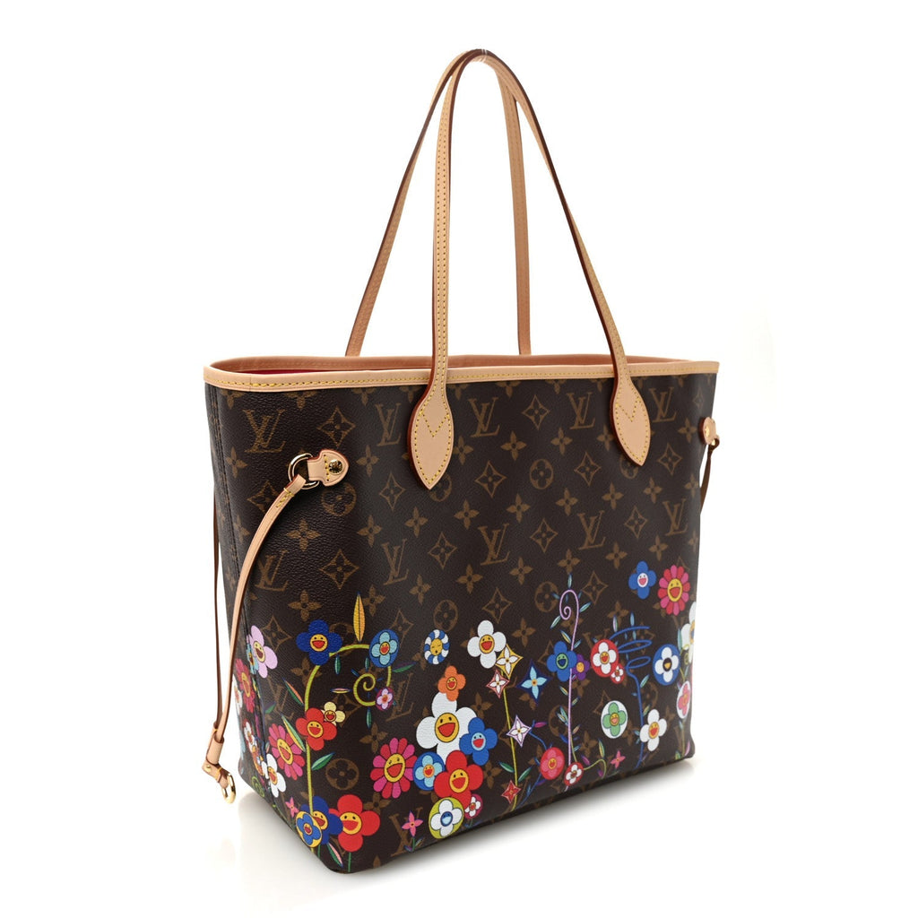 LV X TM Monogram Flowers Neverfull MM