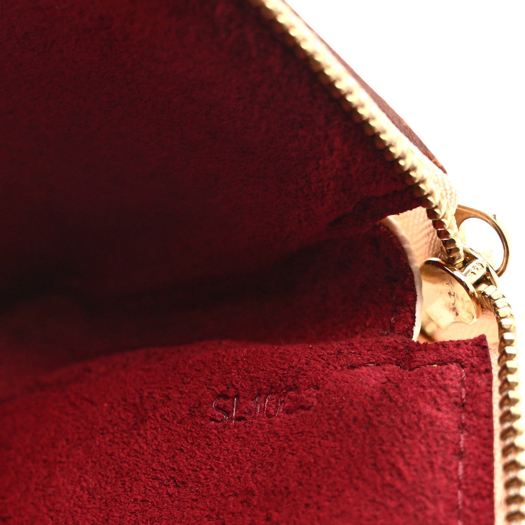 Monogram Multicolor Pochette Accessories White
