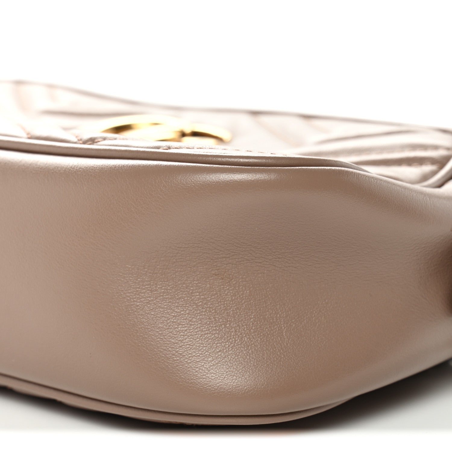Calfskin Matelasse Small GG Marmont Chain Shoulder Bag Porcelain Rose