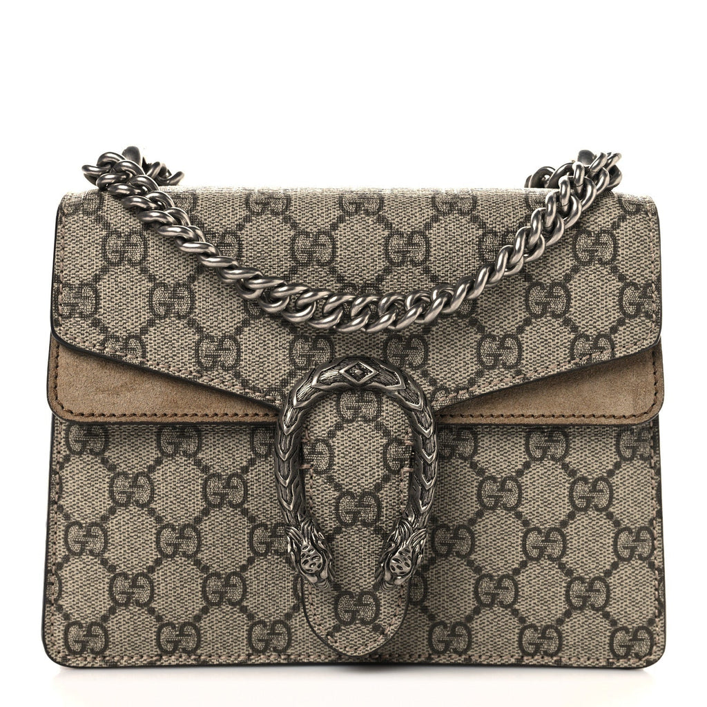 GG Supreme Monogram Mini Dionysus Shoulder Bag Taupe