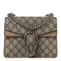 GG Supreme Monogram Mini Dionysus Shoulder Bag Taupe