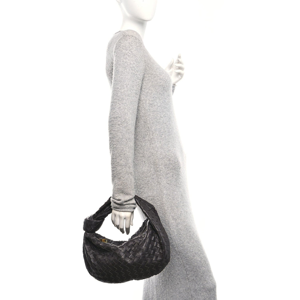 Nappa Intrecciato Teen Jodie Hobo Fondant