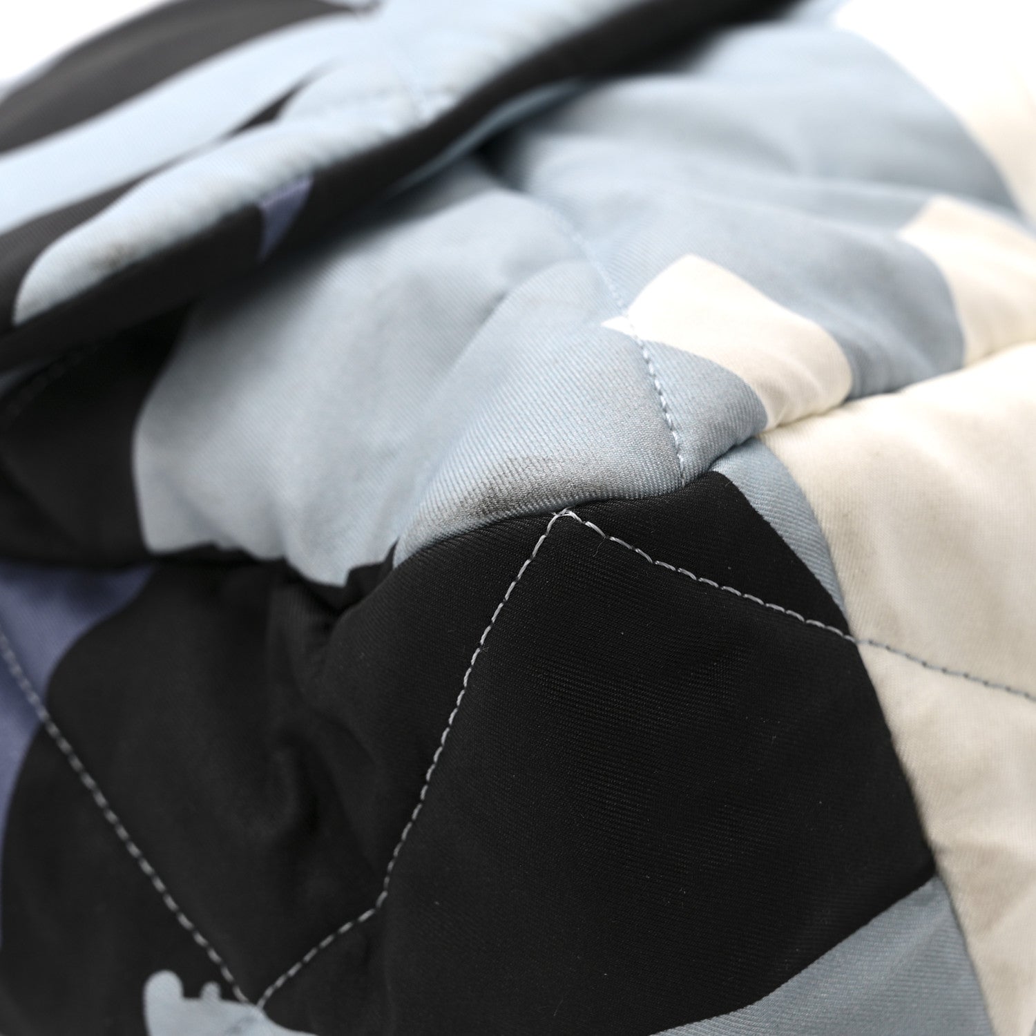 Silk Maxi Scarf Chanel 19 Flap Black Blue White
