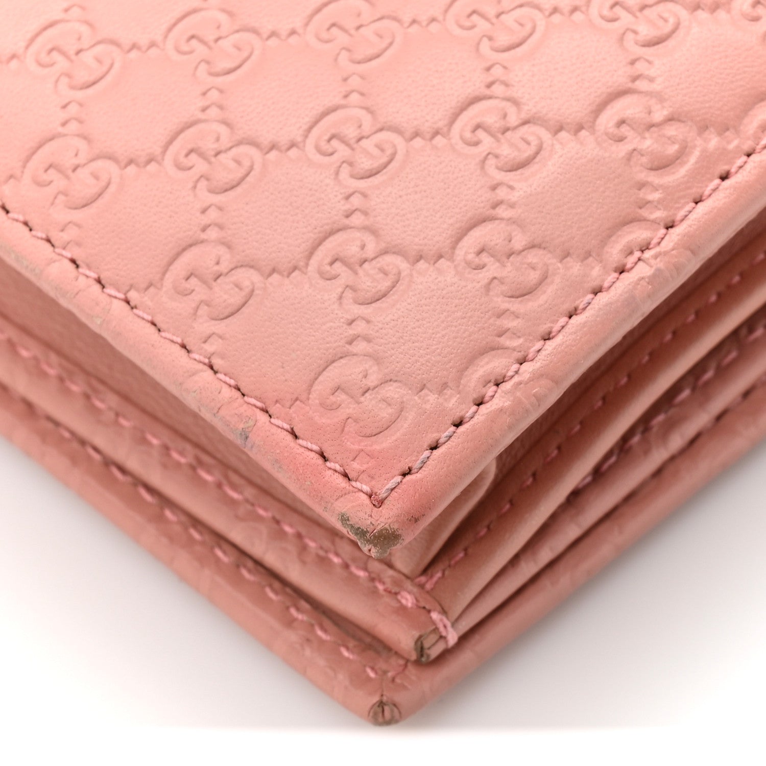 Microguccissima Crossbody Wallet Soft Pink