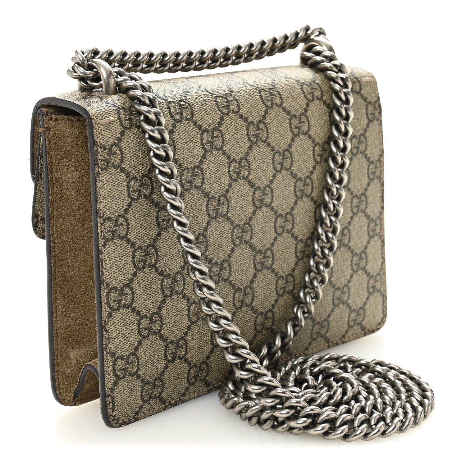 GG Supreme Monogram Mini Dionysus Shoulder Bag Taupe