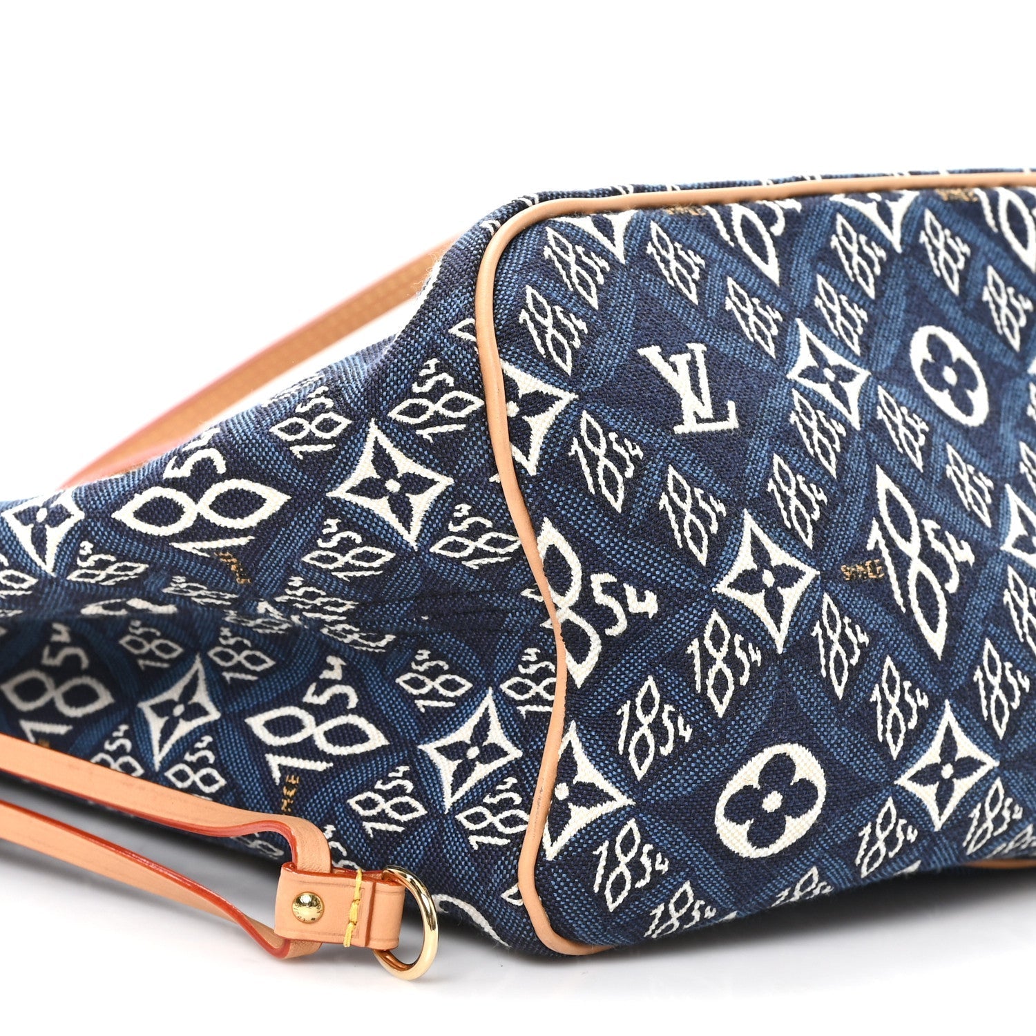 Jacquard Since 1854 Neverfull MM Blue
