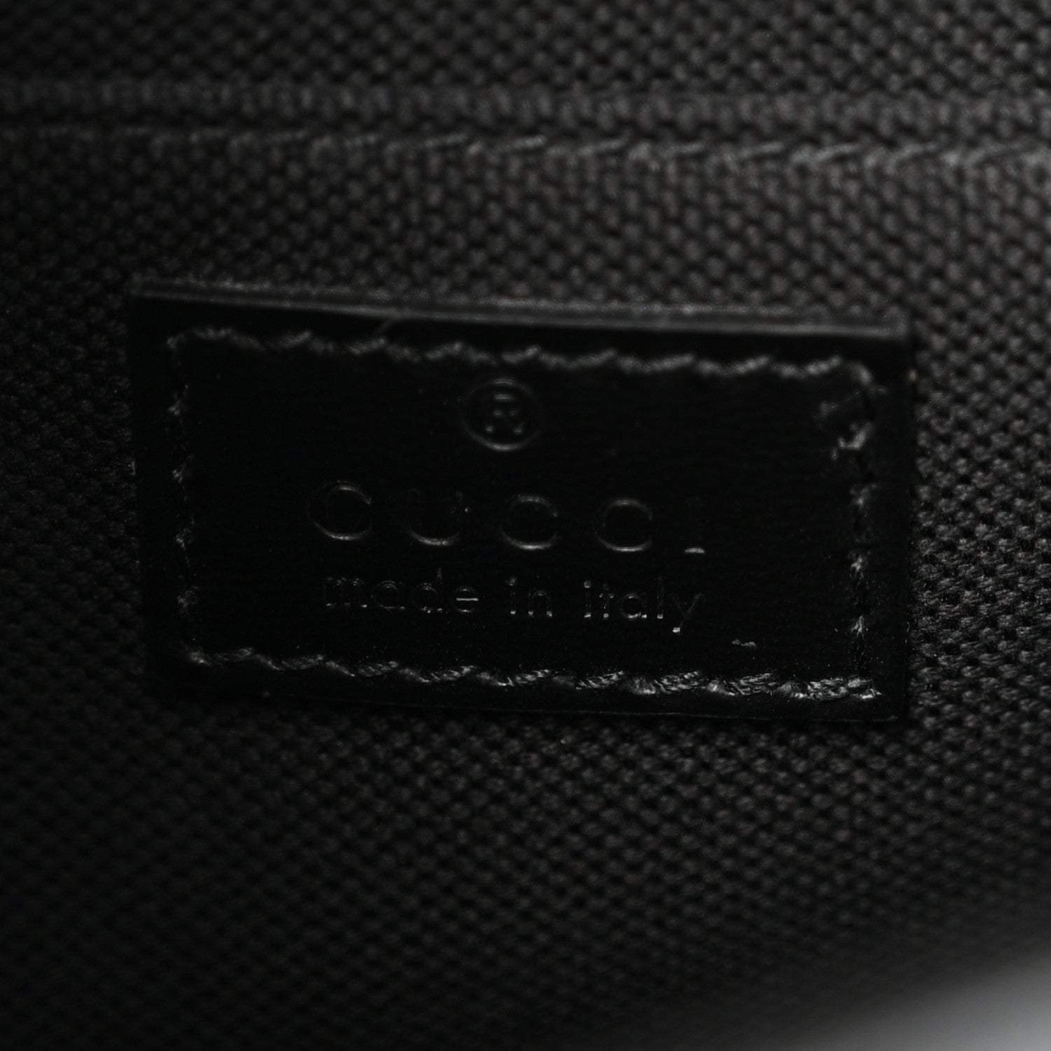 GG Supreme Monogram Textured Dollar Calfskin Retro Interlocking G Flap Messenger Bag Black