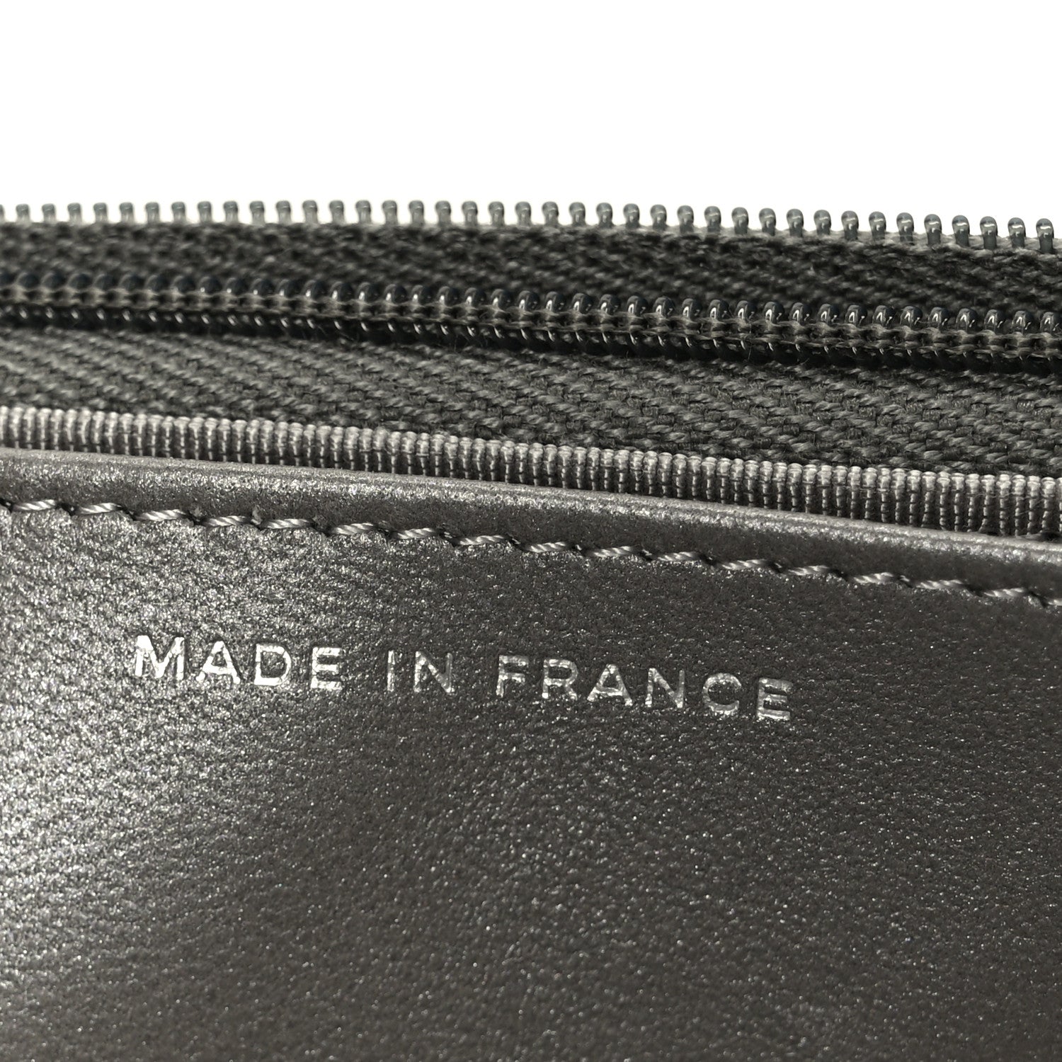 Lambskin Crystal Quilted Wallet On Chain WOC Grey