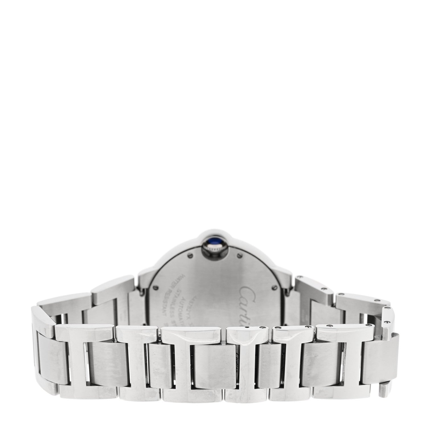 Stainless Steel Diamond Bezel 36mm Ballon Bleu De Cartier Automatic Watch