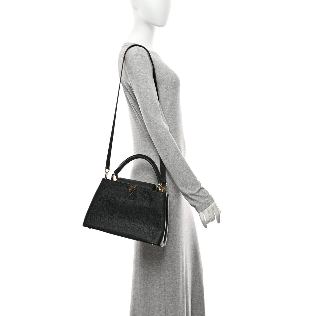 Taurillon Capucines PM Black