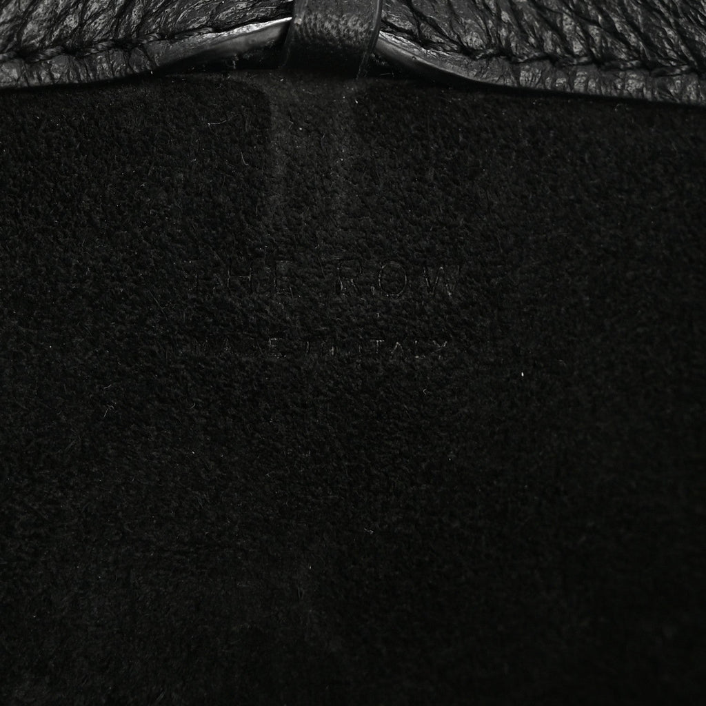Grained Calfskin Small N/S Park Tote Black