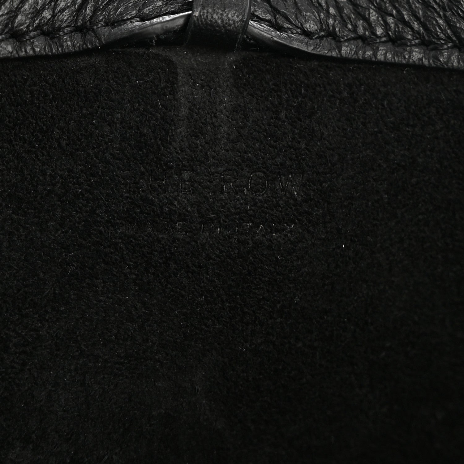 Grained Calfskin Small N/S Park Tote Black