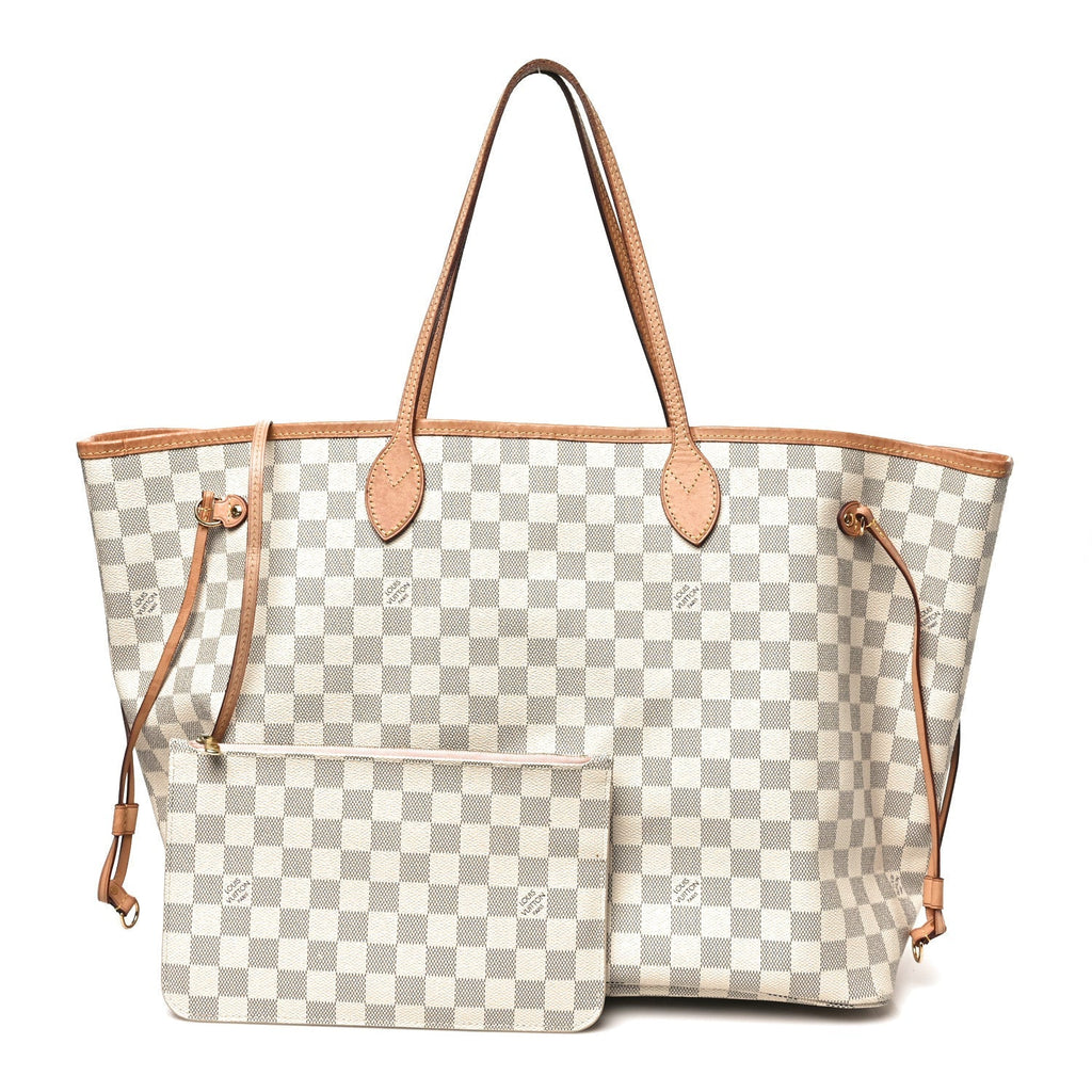 Damier Azur Neo Neverfull GM Rose Ballerine