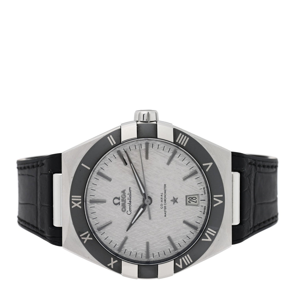 Stainless Steel Alligator 41mm Constellation Co-axial Master Chronometer Automatic Watch Grey 131.33.41.21.06.001