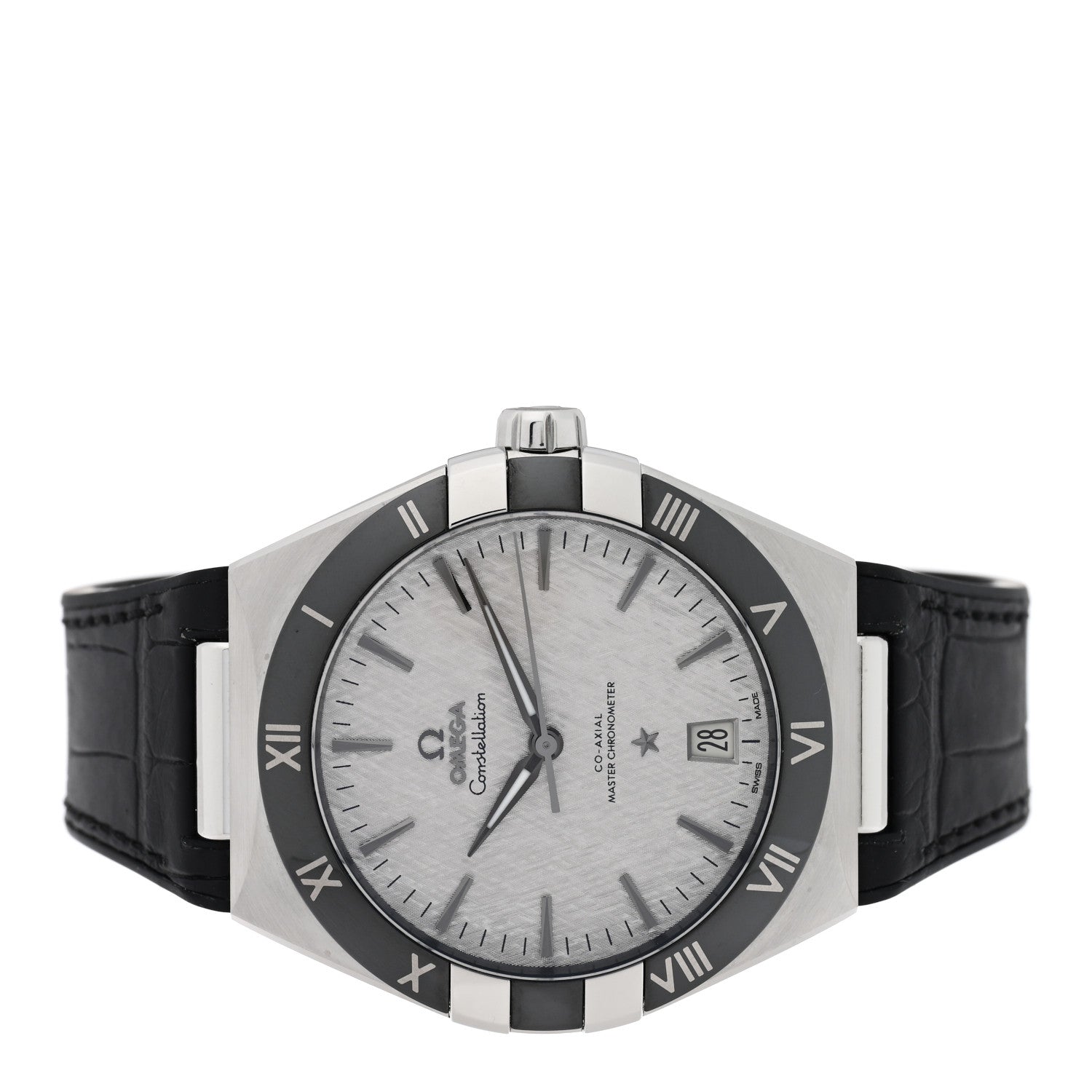 Stainless Steel Alligator 41mm Constellation Co-axial Master Chronometer Automatic Watch Grey 131.33.41.21.06.001