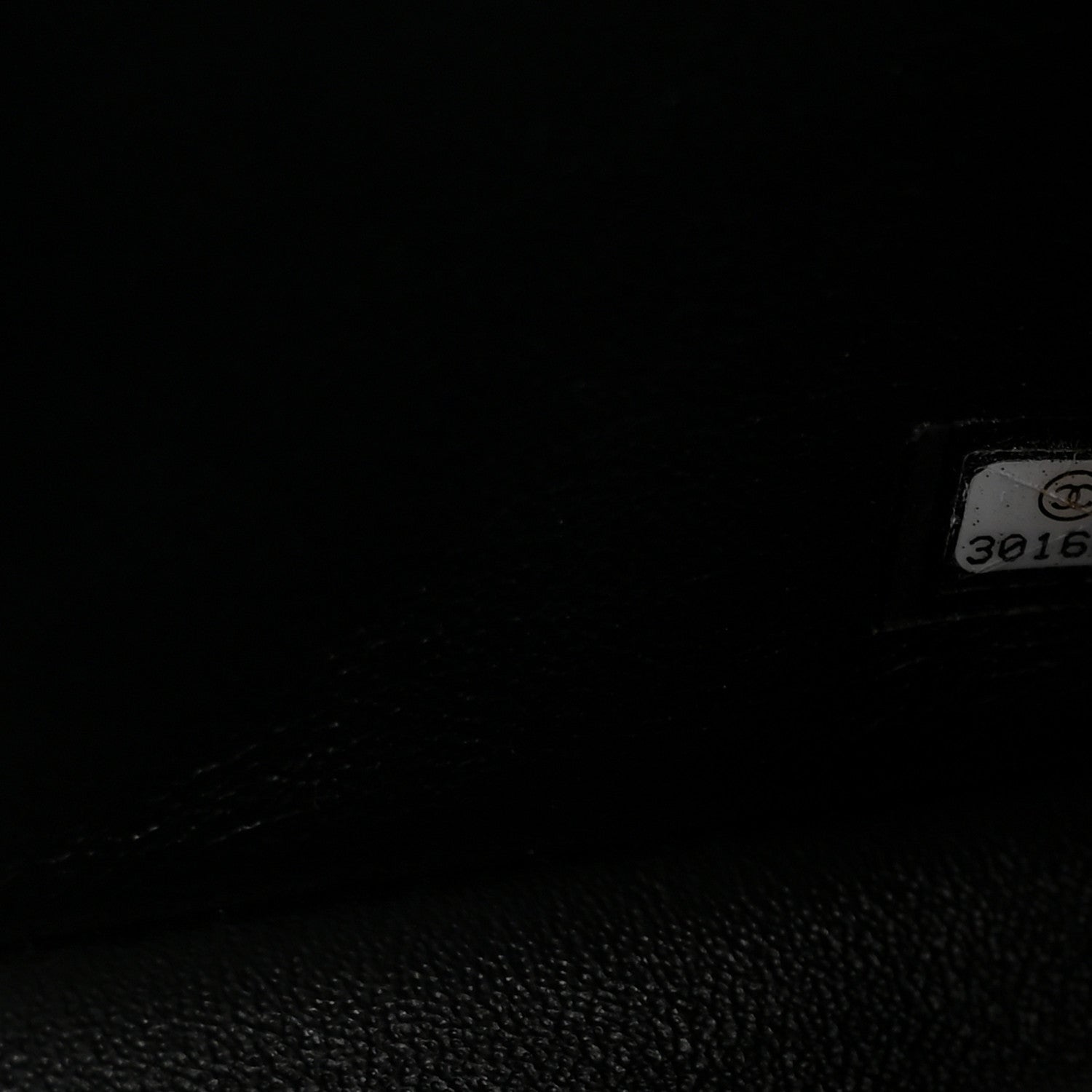 Lambskin Quilted Mini Rectangular Flap Black