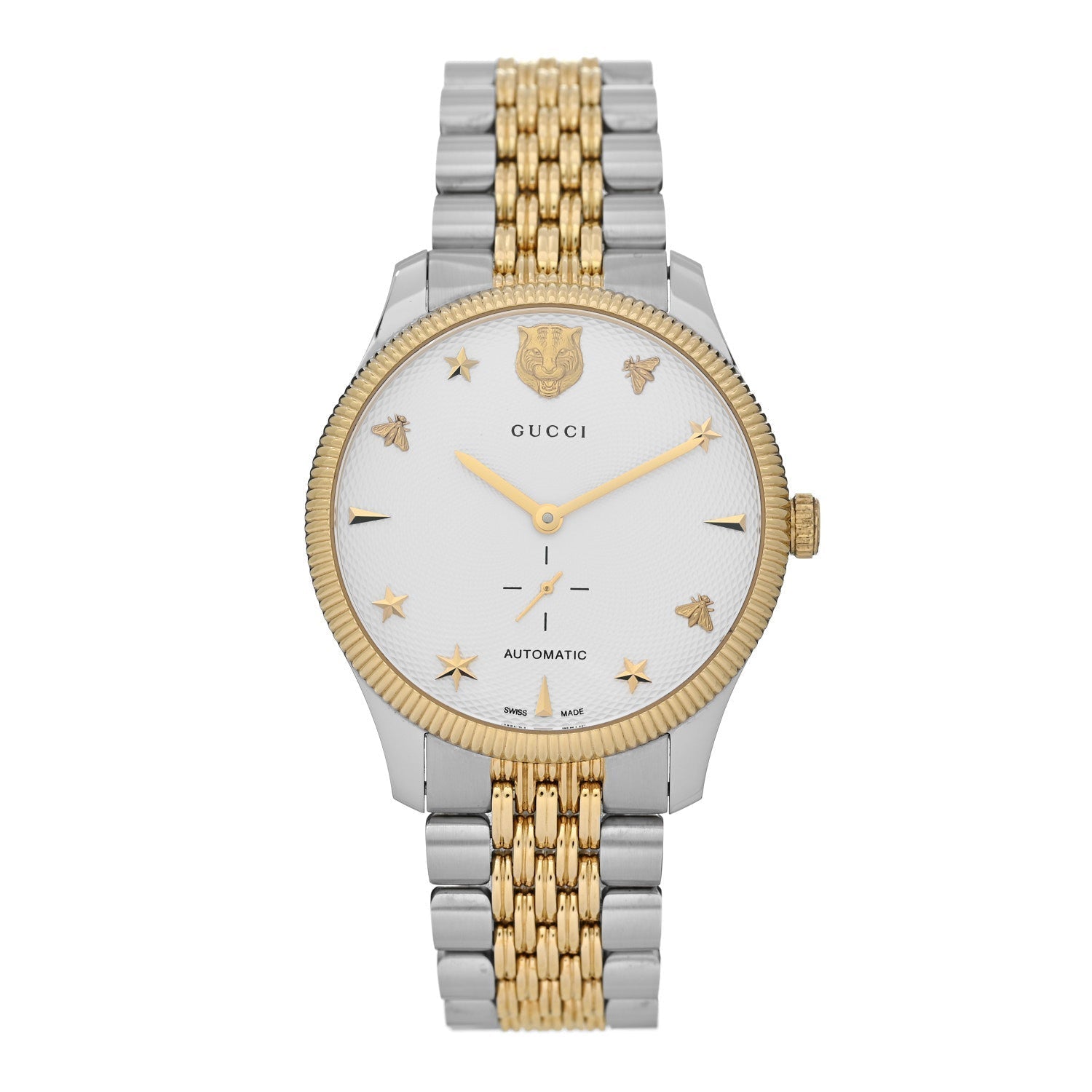 Stainless Steel 40mm G-Timeless Two Tone Charm Automatic Watch
