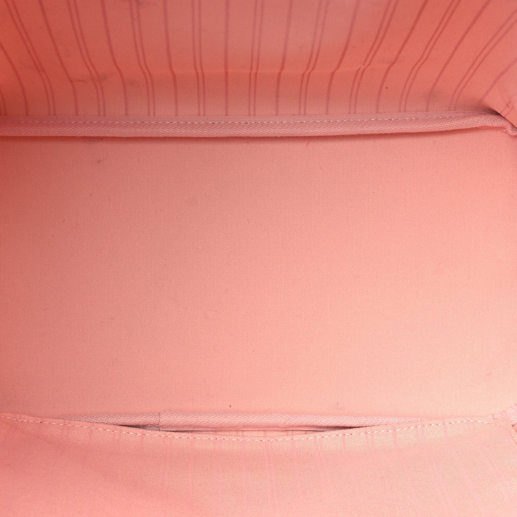 Damier Ebene Neo Neverfull MM Rose Ballerine