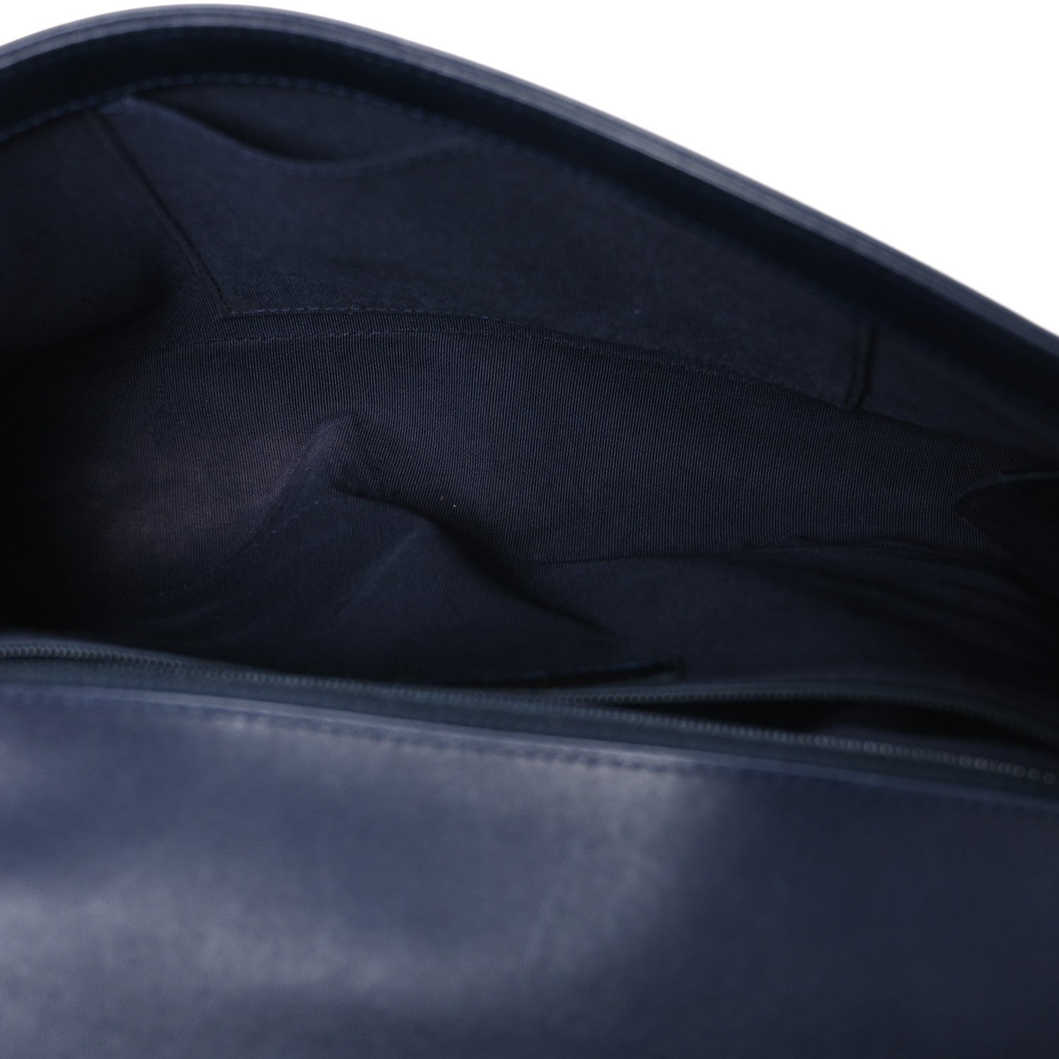 Lambskin Quilted New Medium Boy Flap Dark Navy Blue