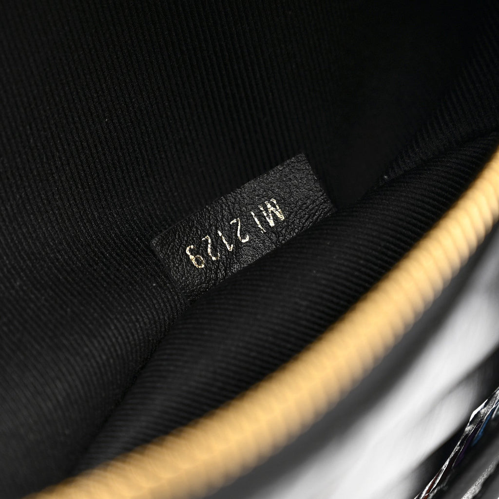 Calfskin Quilted New Wave Bumbag Black
