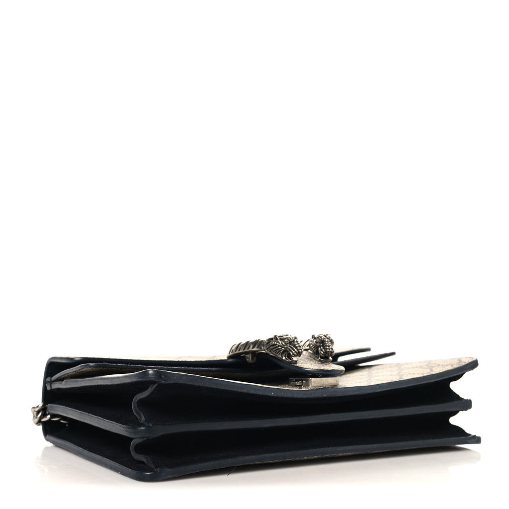 GG Supreme Monogram Small Dionysus Shoulder Bag Black