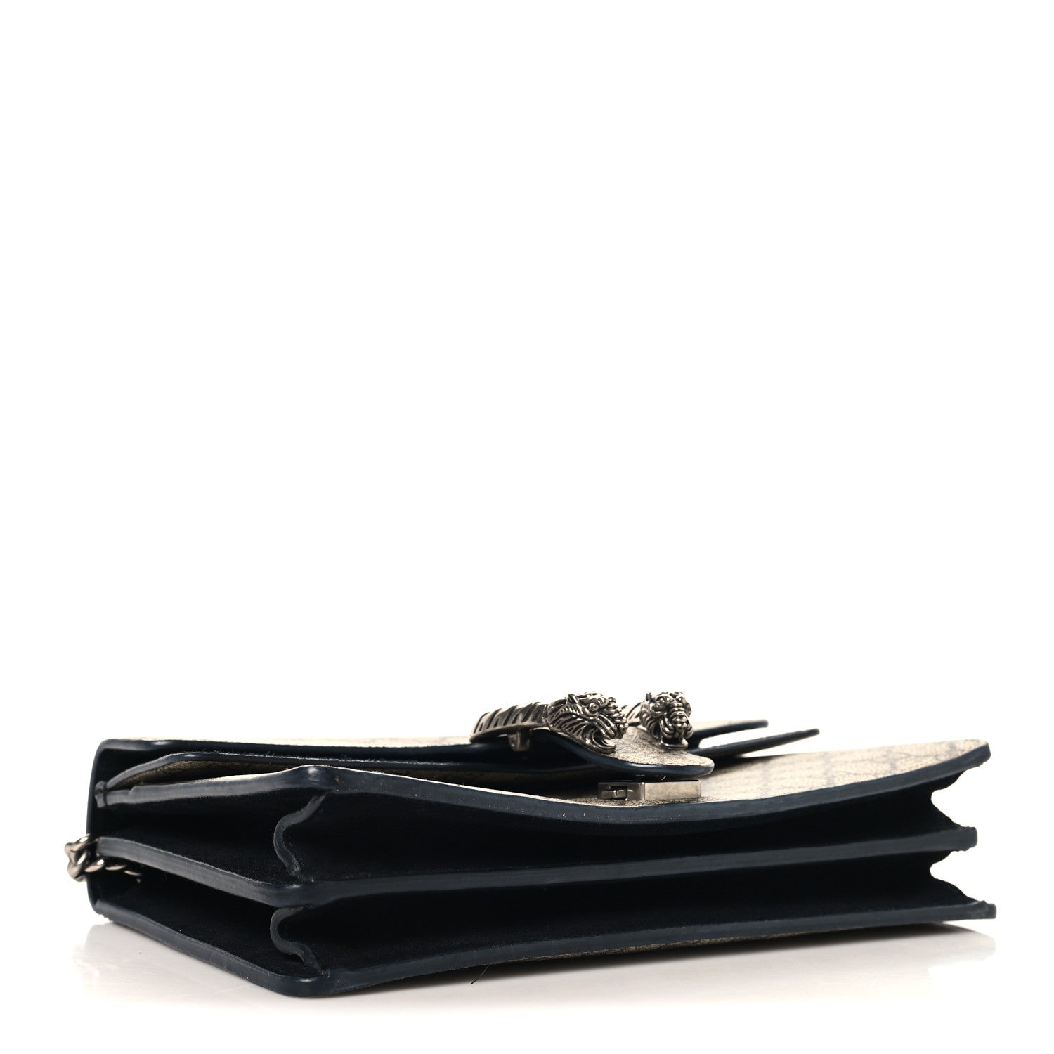 GG Supreme Monogram Small Dionysus Shoulder Bag Black