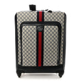 GG Supreme Monogram Web Medium Savoy Trolley Beige Blue