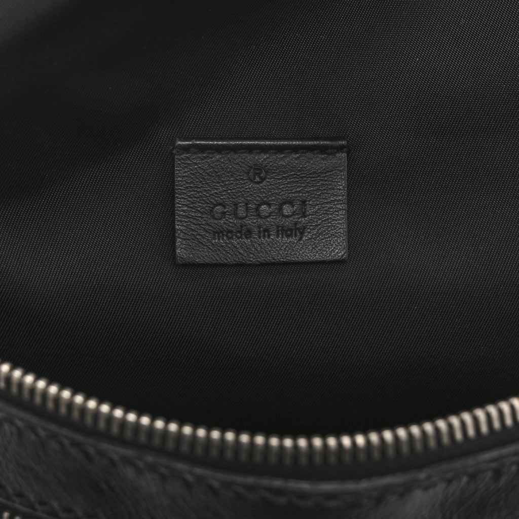 Guccissima Web Belt Bag Black