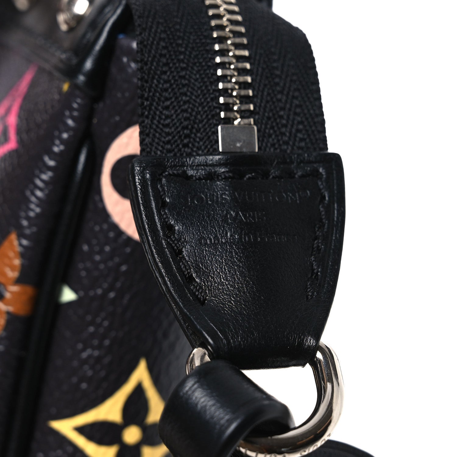 LV X TM Monogram Multicolor Pochette Accessories Black