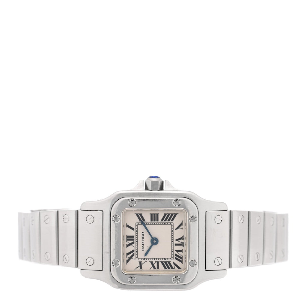 Stainless Steel 24mm Santos de Cartier Galbee Quartz Watch