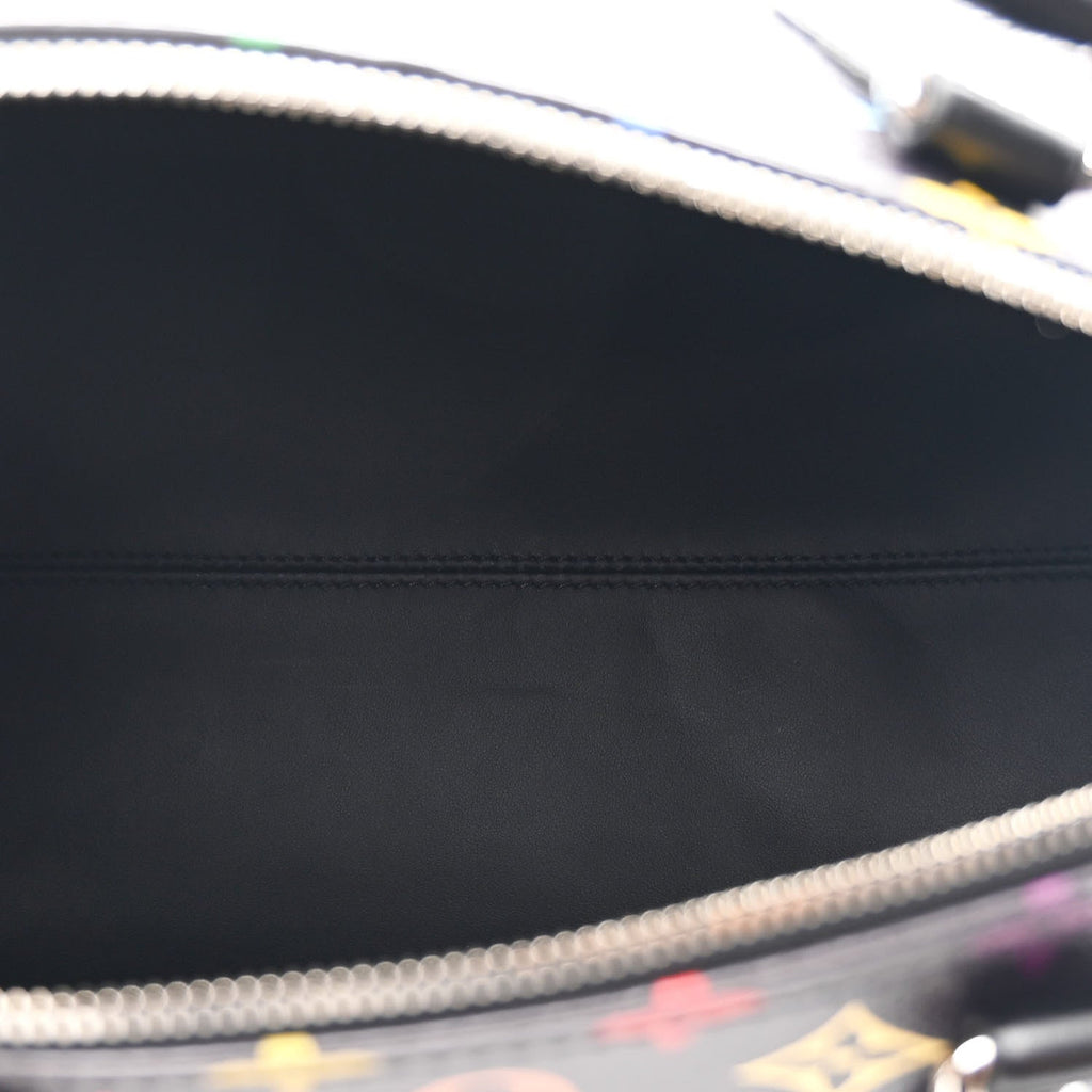 LV X TM Monogram Multicolor Speedy Soft 30 Black