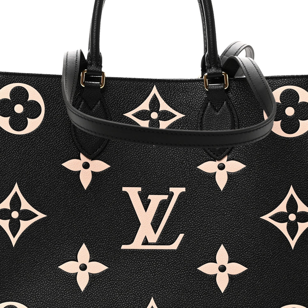 Empreinte Monogram Giant Onthego MM Black Beige