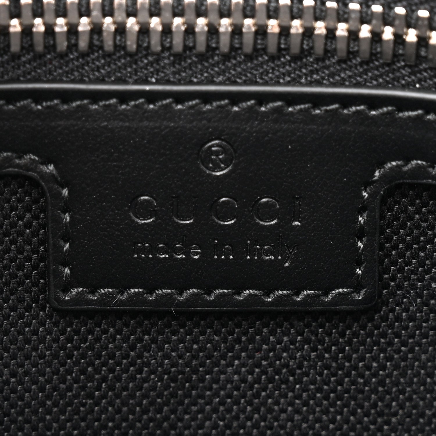 Soft GG Supreme Monogram Web Belt Bag Black Grey