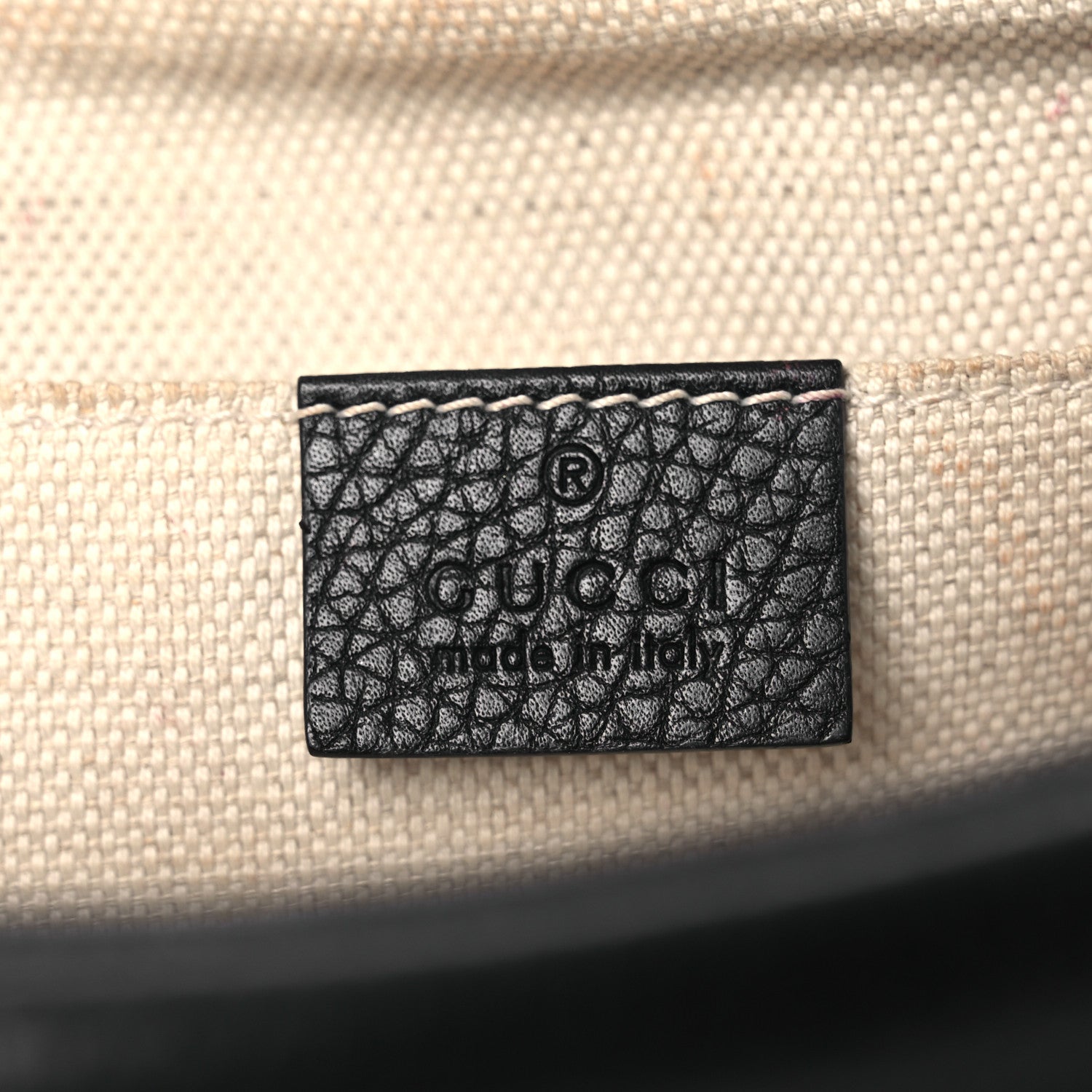 Pebbled Calfskin Small Soho Disco Bag Black