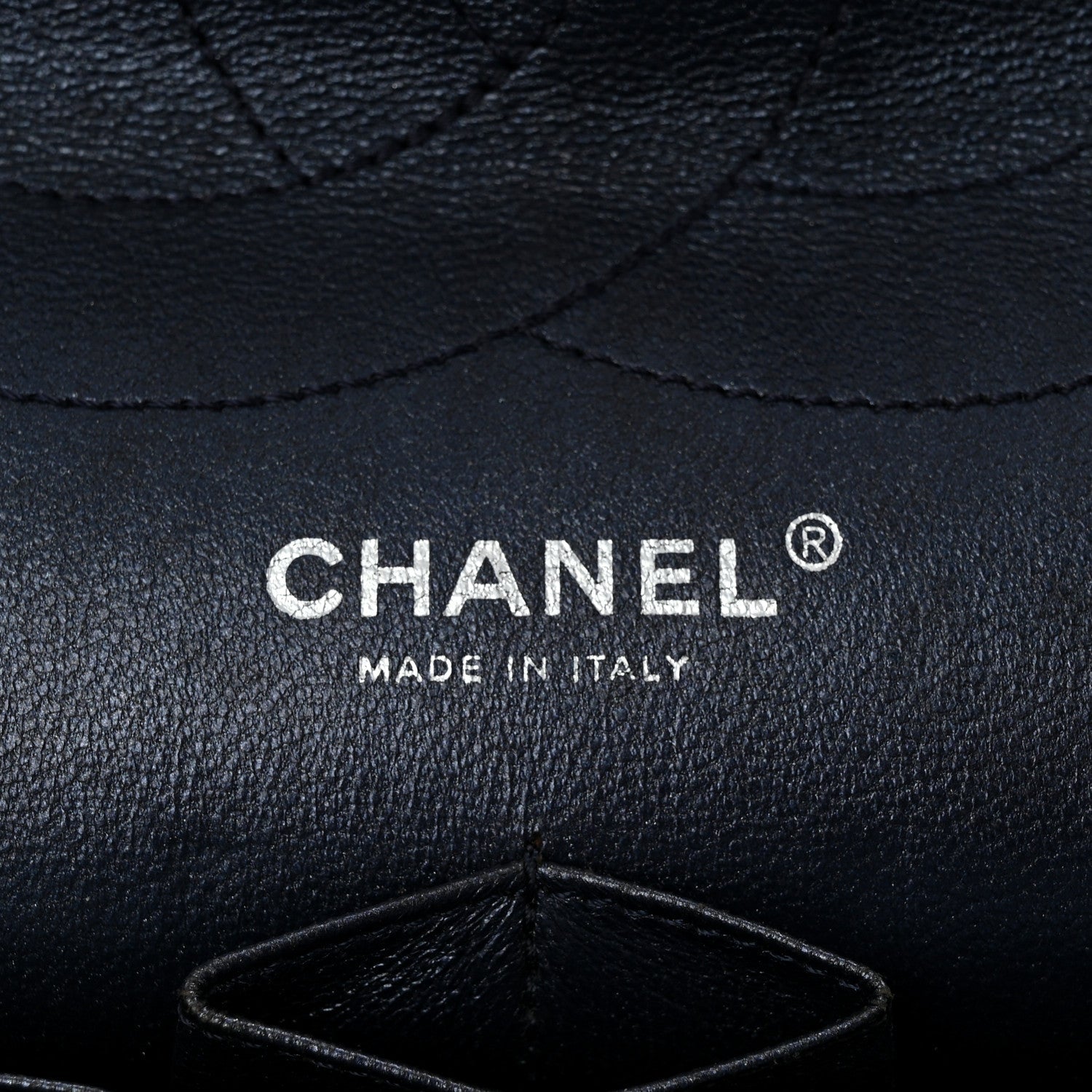 Metallic Aged Calfskin Quilted 2.55 Reissue 228 Flap Blue