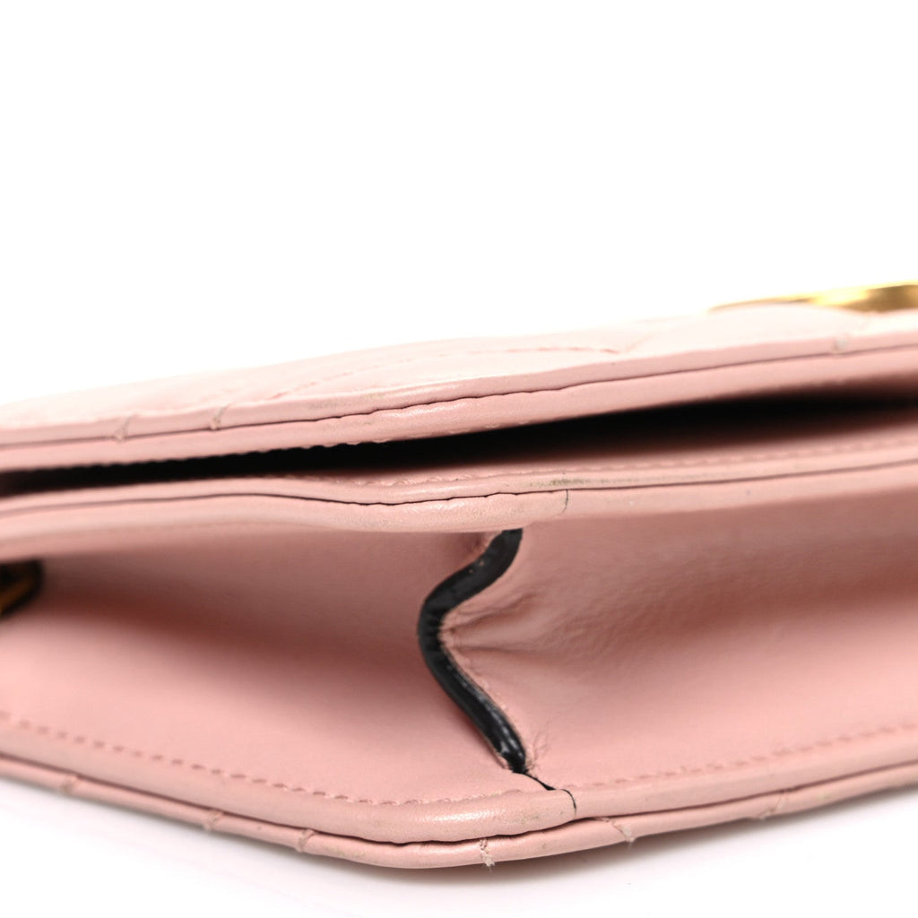 Calfskin Matelasse GG Marmont Mini Bag  Perfect Pink