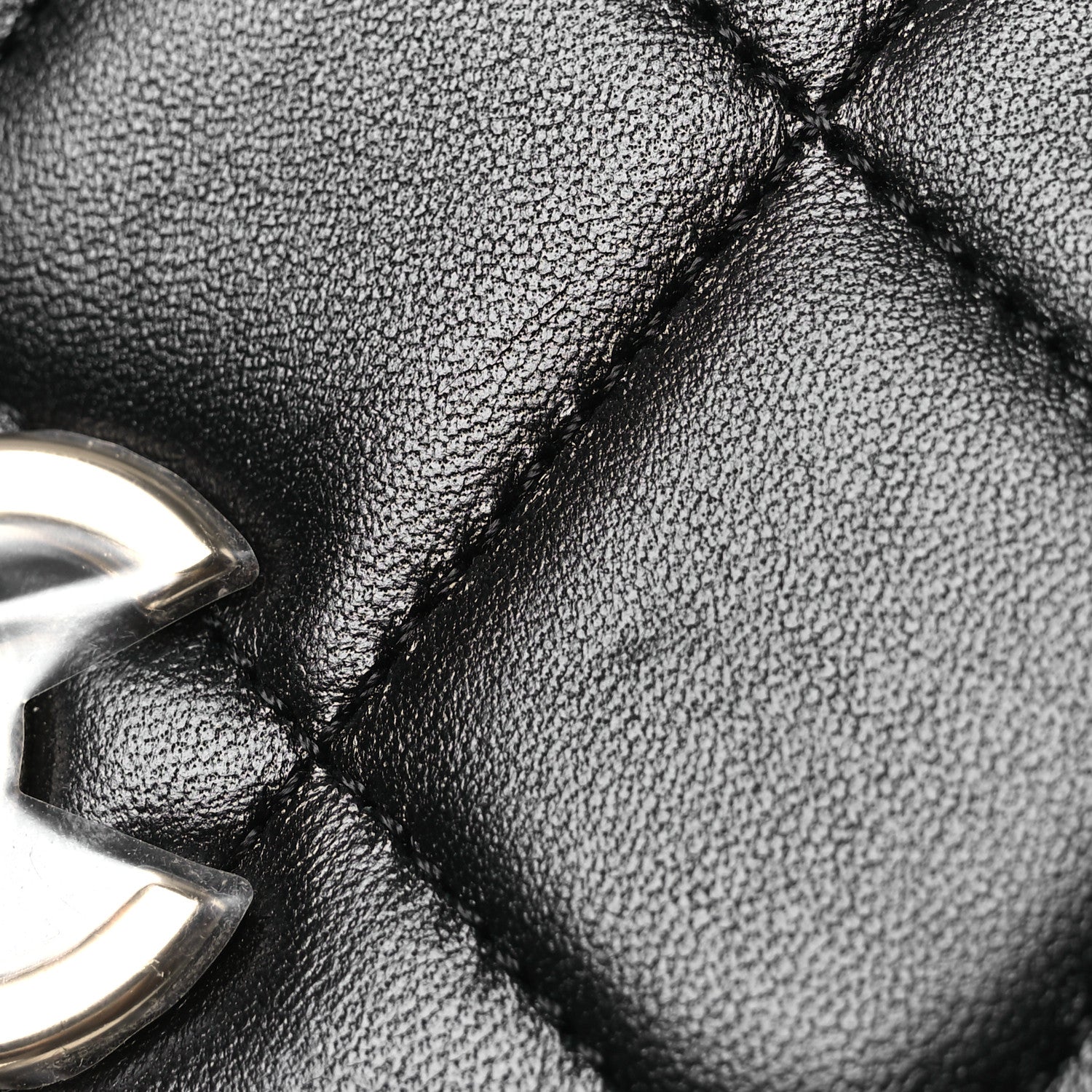 Lambskin Quilted Small Trendy CC Dual Handle Flap Bag Black