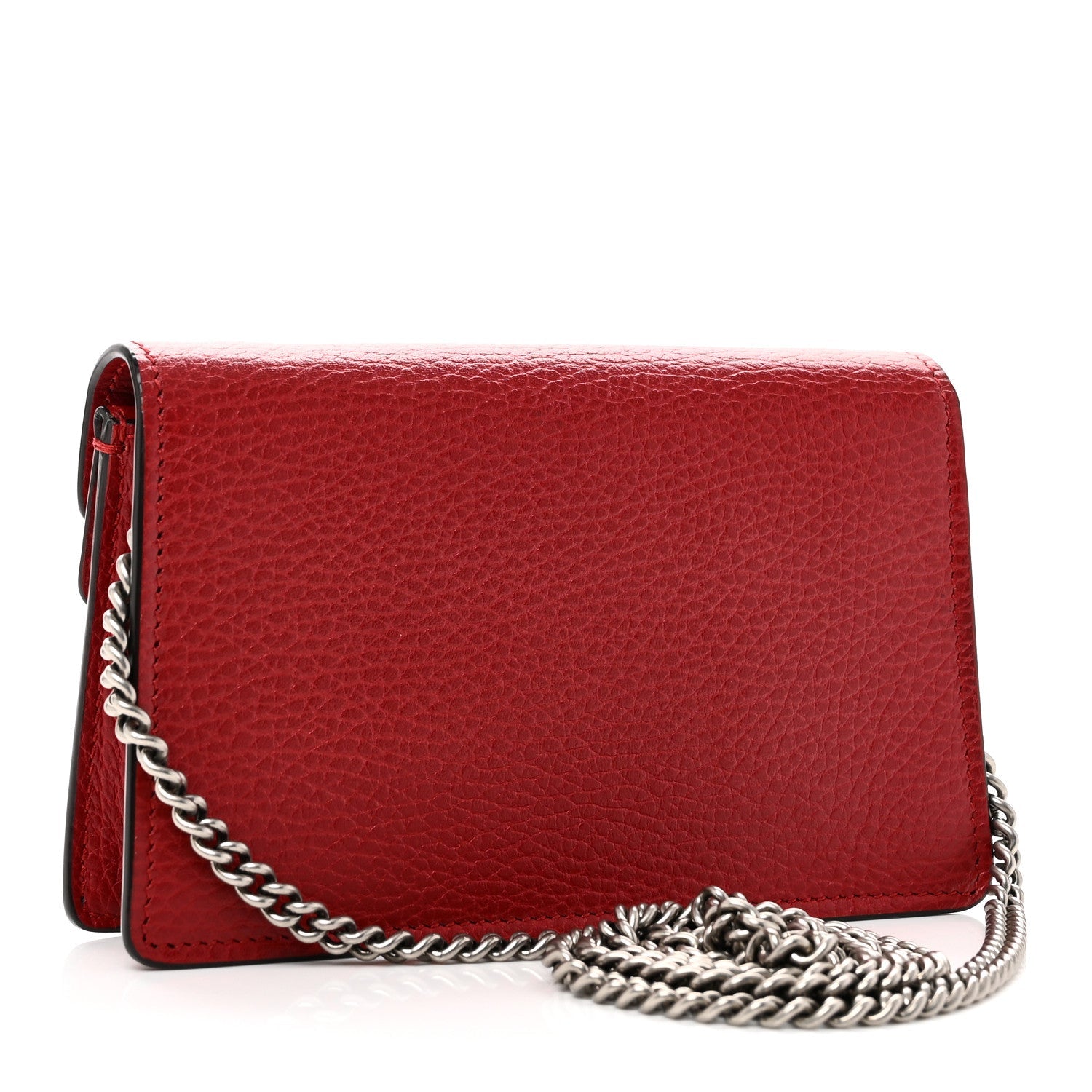 Dollar Calfskin Swarovski Crystal Small Dionysus Shoulder Bag Hibiscus Red